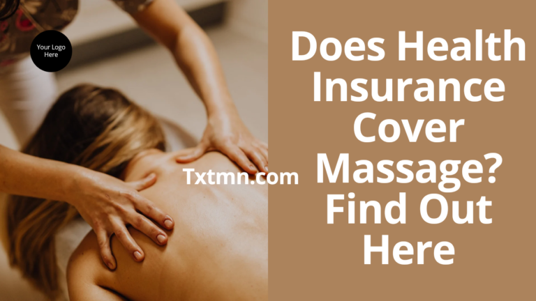 Does Health Insurance Cover Massage