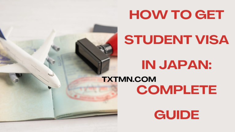 how to get student visa in Japan